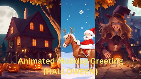 Animated Holiday Greeting (HALLOWEEN SPECIAL) #cartoonenglish #cartoonsepisodes #animatedCartoon