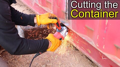 Cutting the Container - Container shop project 1