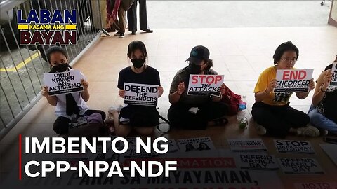 Isyung pagdukot kay Jhed Tamano at Jonila Castro imbento lang ng teroristang grupong CPP-NPA-NDF