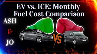Electric Vehicle vs. Internal Combustion Engine: Monthly Fuel Cost Comparison
