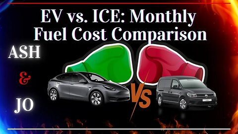 Electric Vehicle vs. Internal Combustion Engine: Monthly Fuel Cost Comparison