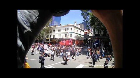 Protest in High Speed Melbourne 20 Nov 21 (500,000)