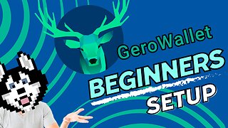 Gero Wallet Setup - The EASIEST Cardano Wallet