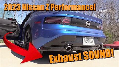 Here Are The Sweet Sounds Of The Twin Turbo V6 2023 Nissan Z Performance!