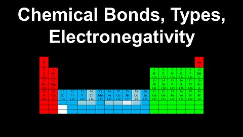 Chemical Bond Types, Electronegativity Pauling Scale - AP Chemistry