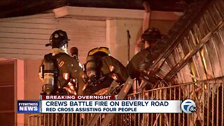 Crews battle fire on Beverly Road in Buffalo