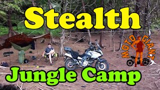 Jungle Motorcycle Camping in Hawaii