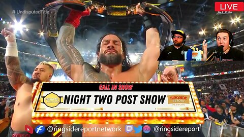 Wrestlemania Night Two | Post Show | Call in | Live Stream🟥