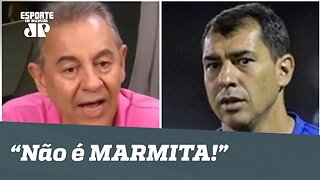 E a multa do Carille? Flavio cobra Corinthians: "não é MARMITA!"