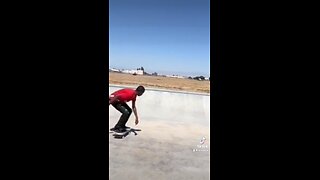 Cool skateboarding clip.
