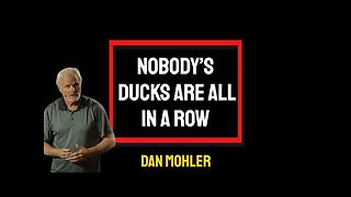 ✝️ Nobody’s ducks are all in a row - Dan Mohler