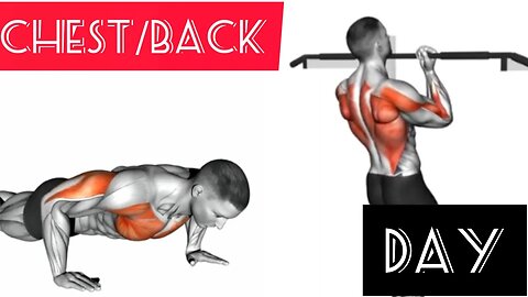 Workout chest/back (body weight)