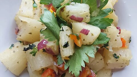 SAUTEED BUTTER CASSAVA/YUCA