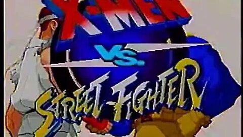 🕹🎮❌🆚🥊X-MEN VS. STREET FIGHTER『エックスメン VS. ストリートファイター』（エックスメン バーサス ストリートファイター）セガサターン（SEGA SATURN）