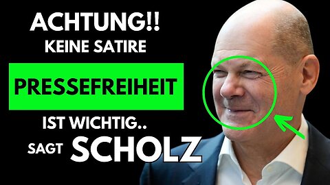 Keine Satire! Olaf Scholz redet über Pressefreiheit.@Deutschland Ohne Filter🙈