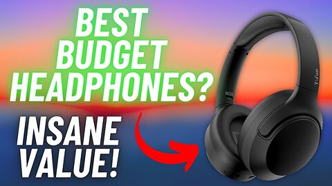T-fun NC50 Headphone REVIEW! Best Budget ANC Headphones?! 🎧