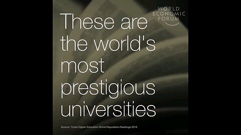 These are the world's most prestigious universities