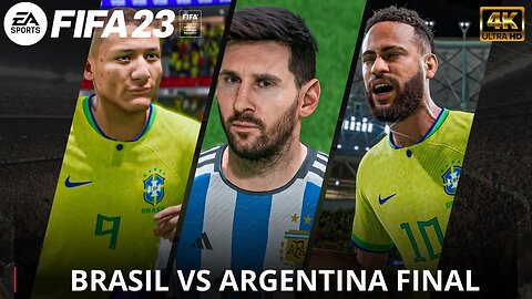 FIFA 23 - BRASIL VS ARGENTINA - COPA DO MUNDO 2022 Qatar | FINAL | PS5™ [4K]