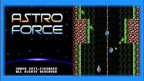 Astro Force Sega Master System HomeBrew 2017 Review