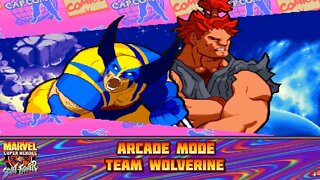 Marvel Super Heroes VS. Street Fighter: Arcade Mode - Team Wolverine
