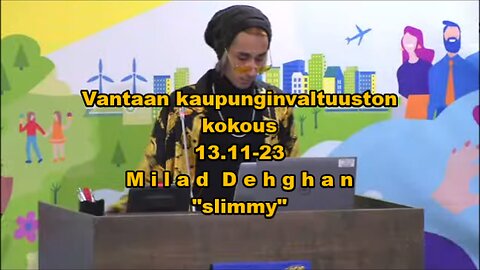 Milad "Slimmy" Dehghanin puhe 13.11-23