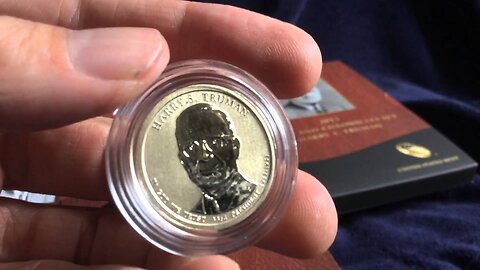 2015 Coin and Chronicles Set: Harry S Truman With Reverse Proof Presidential Dollar