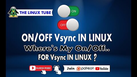 How Do I Turn On/OFF Vsync In Linux ??? | Well Here's Your Answer !! A Step-by-Step Guide