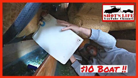 $10 Boat - Installing the Fresh Water Tank and Pump! | EPS 38 | Shots Life