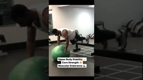 STABILITY BALL MOUNTAIN CLIMBER 💥 (CORE EXERCISE)