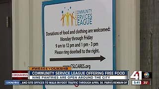 Community Services League offering free food during COVID-19 pandemic