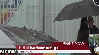 Breaking Weather Alert: First of two storms move in, Jeff Lasky reports from Point Loma