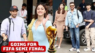 Ananya, Chunky Panday, Sanjay, Shanaya & Jaahan Kapoor & Aditya Roy Kapoor going For Fifa World