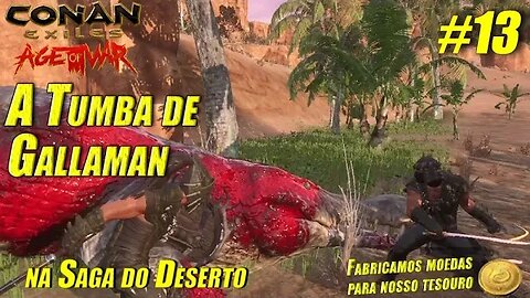 Enfrentando Crocodilos Boss na Tumba de Gallaman e fabricando moedas - Exiles: Age Of War