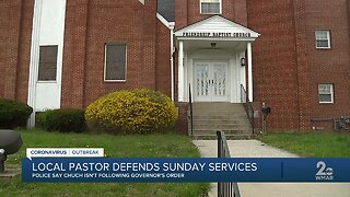 Police shut down church service during Sunday mass in Baltimore