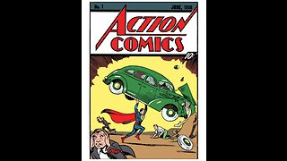 Superman Issue one. Action Comics, June 1938, a Puke (TM) Comic