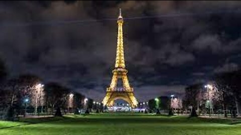 EIFFEL TOWER AT NIGHT, Paris France