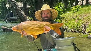 Fly Fishing for Texas Carp on a SUP Stand Up Paddle Board - Fly Fishing Shorts