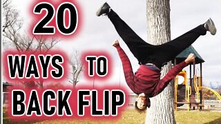 20 WAYS TO BACK FLIP