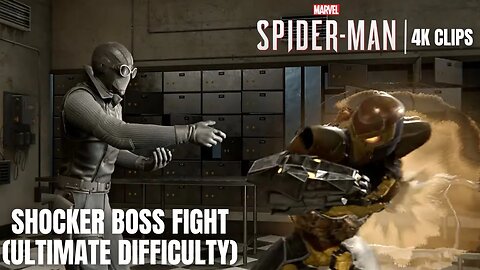Financial Shock Main Mission | Spider-Man Noir vs Shocker | Marvel's Spider-Man 4K Clips | ULTIMATE