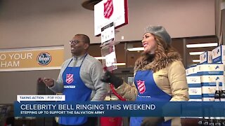 Salvation Army Celebrity bell ringing this weekend