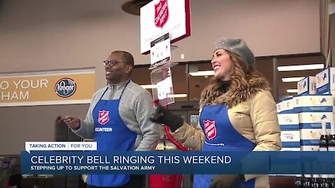 Salvation Army Celebrity bell ringing this weekend