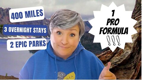 How I CAMPED 4 NIGHTS: NO RV Parks, NO Walmart, NO Campgrounds While visiting Crater Lake and more!