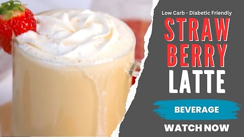 Strawberry Latte Recipe | Strawberry Coffee Recipe