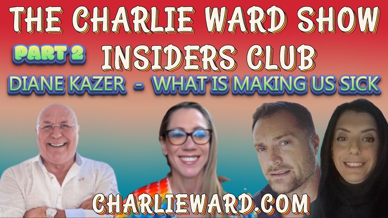 Part 2 Diane Kazer Talks About What S Making Us Sick With Charlie Ward Mahoney And Drew Demi