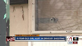 11-year-old girl hurt in drive-by shooting