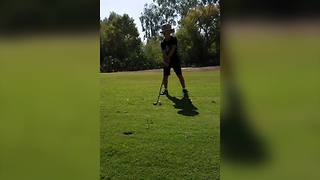 Young Golfer Gets Pranked By His Dad