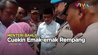 Tak Buka Diskusi, Menteri Bahlil Cuekin Emak-emak yang Memohon Berdialog