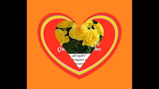 Good morning my love, brought a yellow rose bouquet, love you! [Message] [Quotes and Poems]