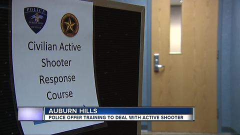 Police offer training session to deal with active shooter