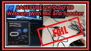 CASECUBE 2K Quad HD Webcam With Mic and Speaker FULL REVIEW (With Footage and Instructions)